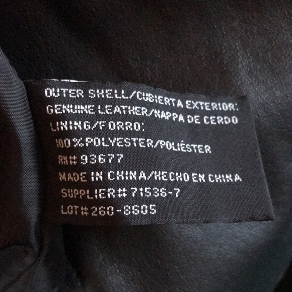 Women’s Leather Coat Jacket - Picture 5 of 5